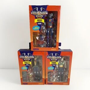 New Biker Mice From Mars Modo Throttle Vinnie Lot of 3 Full Set Figures